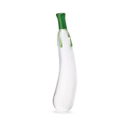 ELECTRIC EEL - GLAS EGGPLANT ECSTASY 7.25 IN. GLASS DILDO