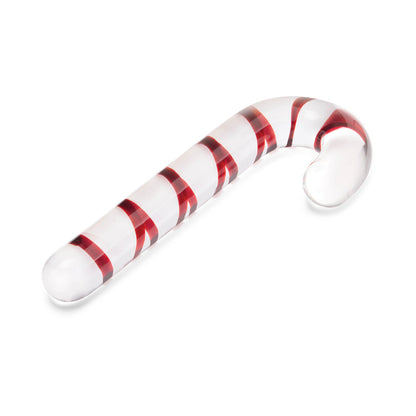 ELECTRIC EEL - DILDO DE VIDRO GLAS CANDY CANE DREAM 7,5 POL.
