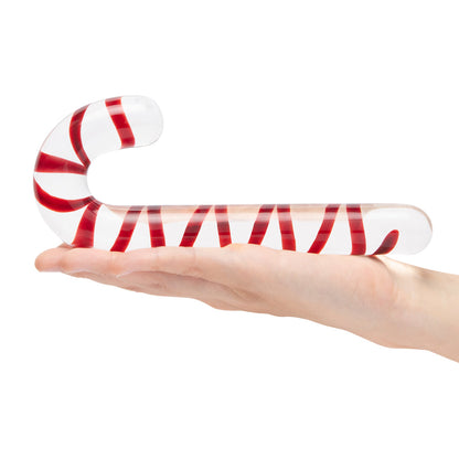 ELECTRIC EEL - DILDO DE VIDRO GLAS CANDY CANE DREAM 7,5 POL.