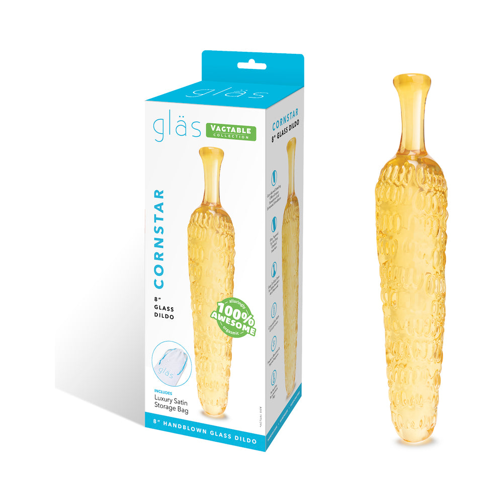 ELECTRIC EEL - GLAS CORNSTAR 8 IN. GLASS DILDO