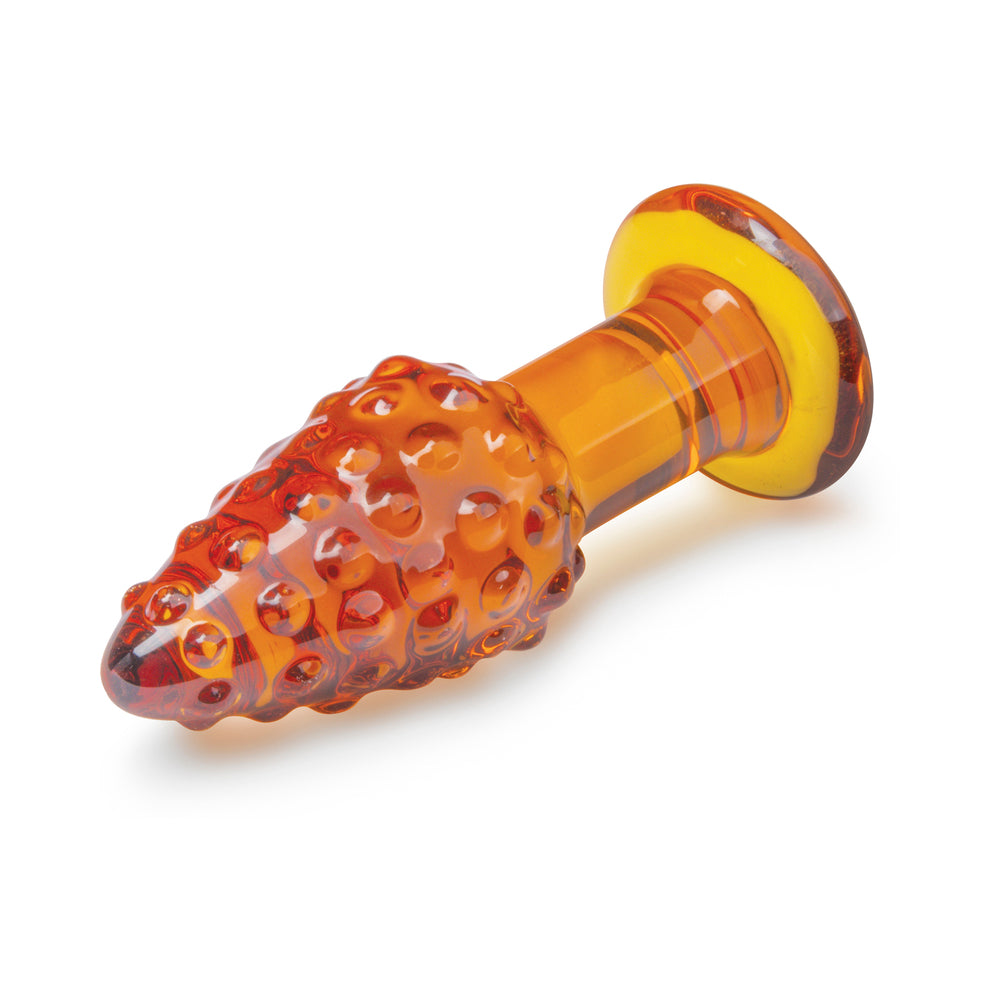 ELECTRIC EEL - GLAS CORNSTAR 4 IN. GLASS BUTT PLUG