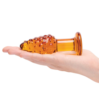 ELECTRIC EEL - GLAS CORNSTAR 4 IN. GLASS BUTT PLUG