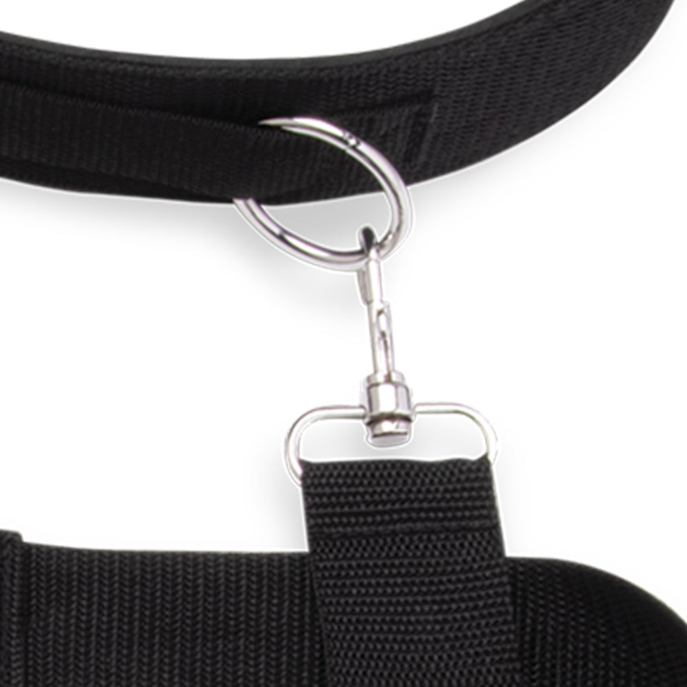 ELECTRIC EEL - LUX FETISH POSITION PAL HARNESS WITH REMOVABLE THIGH CUFFS