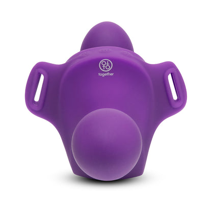 TOGETHER TOY - TOGETHER LOCK-IN DUAL-ENDED VIBRATING STRAP-ON & HARNESS SET