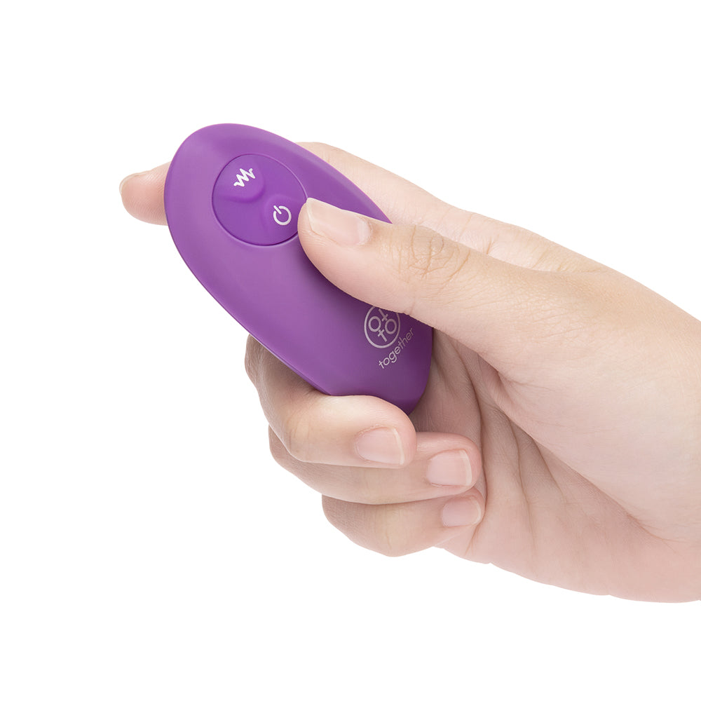 TOGETHER TOY - TOGETHER BLENDED PLEASURE REMOTE CONTROLLED TRIPLE-PRONGED VIBRATOR