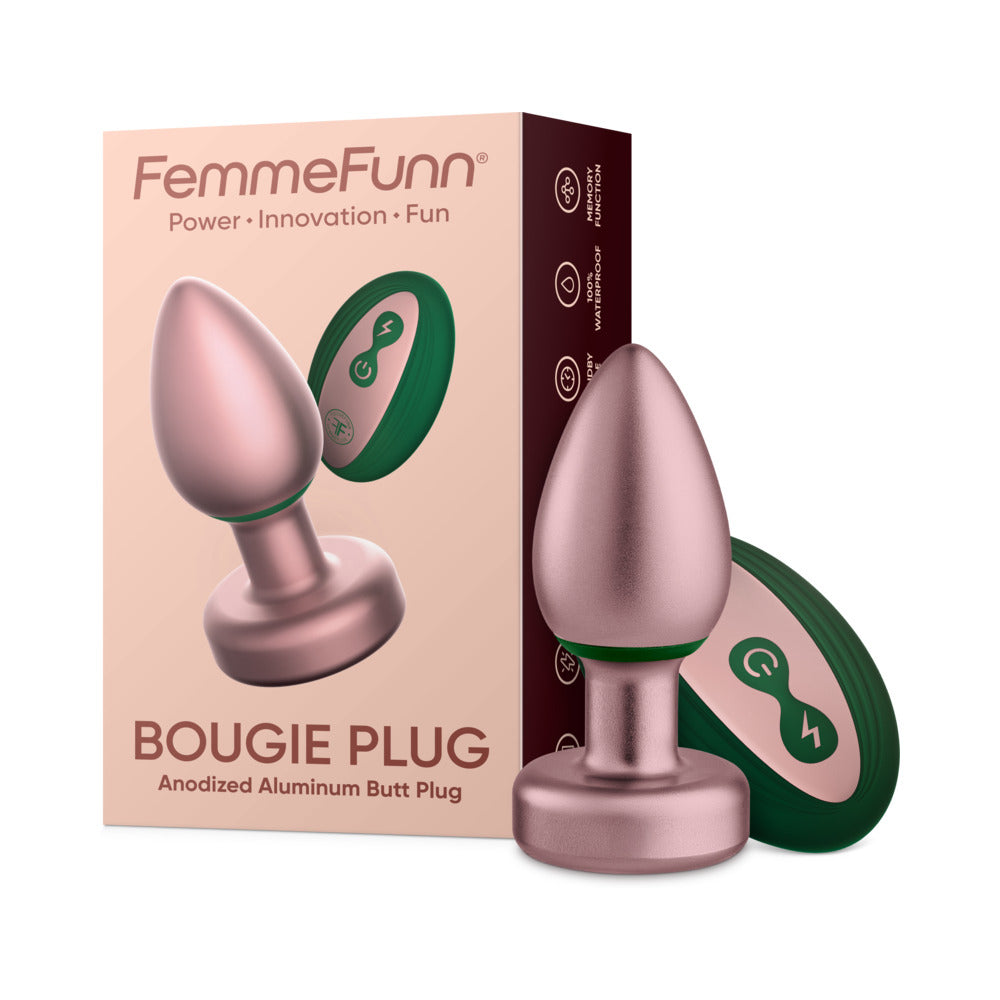 FEMMEFUNN - ROSE GOLD PLUG CANDLE