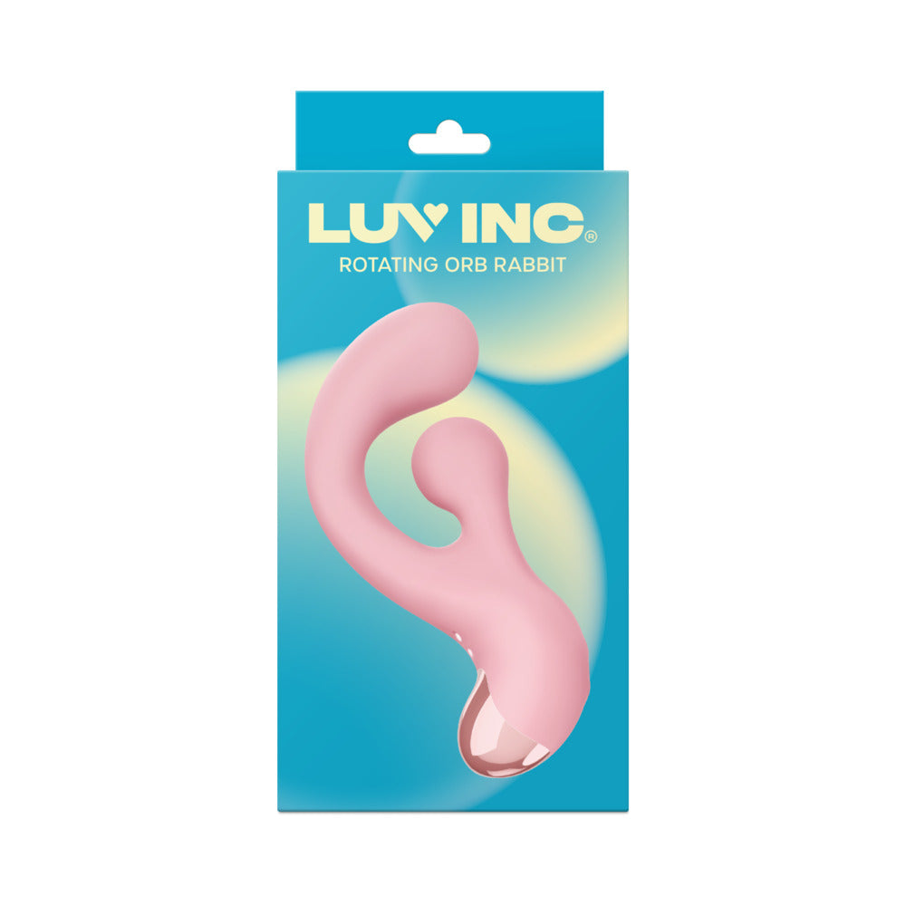 LUV INC. - RO33: ROTATING ORB RABBIT LIGHT PINK