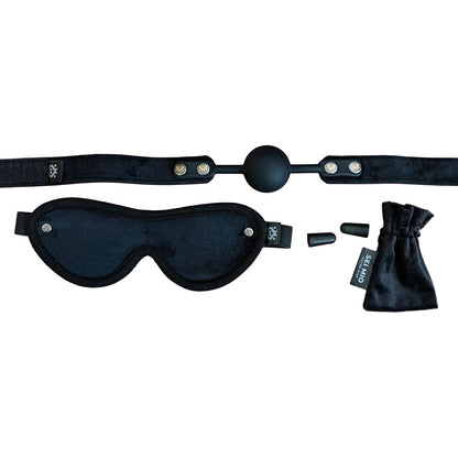 CREATIVE CONCEPTIONS - KIT DE VENDA, GAG E TAMPÕES PARA OS OUVIDOS SEI MIO SENSORY SURRENDER