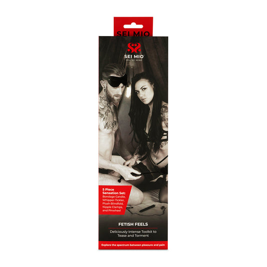 CREATIVE CONCEPTIONS - SEI MIO FETISH FEELS SENSUOUS 5-PIECE SENSATION KINKY KIT