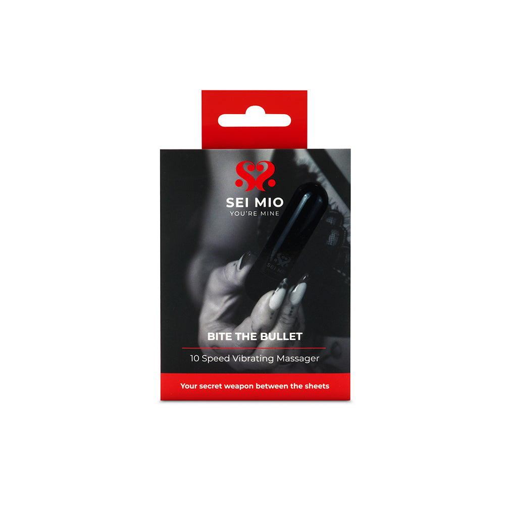 CREATIVE CONCEPTIONS - SEI MIO BITE THE BULLET MULTI-SPEED VIBRATING MASSAGER