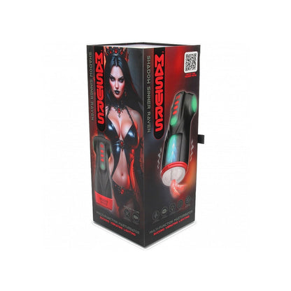 SHOTS - MASTURS RAVEN SHADOW SINNER MULTI FUNCTION MASTURBATOR
