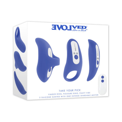 EVOLVED - TAKE YOUR PICK BLUE
