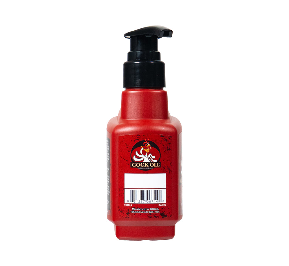 COCK OIL - LUBRICANTE A BASE DE AGUA, BOTELLA DE PLÁSTICO CON DOSIFICADOR, 10 OZ.