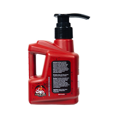 COCK OIL - LUBRICANTE A BASE DE AGUA, BOTELLA DE PLÁSTICO CON DOSIFICADOR, 10 OZ.