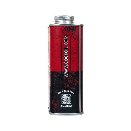 COCK OIL - WATER-BASED LUBRICANT METAL CAN WITH INNER PLASTIC LINER 9 OZ.