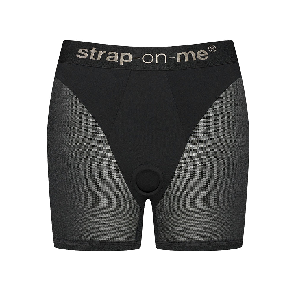 LOVELY PLANET - STRAP-ON-ME HARNESS LINGERIE HALO BLACK L