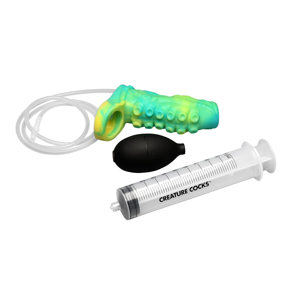 XR BRANDS - CREATURE COCKS SIPHON TENTACLE SQUIRTING SILICONE PENIS ENHANCER
