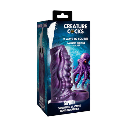 XR BRANDS - CREATURE COCKS SIPHON TENTACLE SQUIRTING SILICONE PENIS ENHANCER