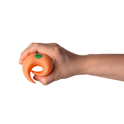 EMOJIBATOR - PEACH VIBRATING STROKER