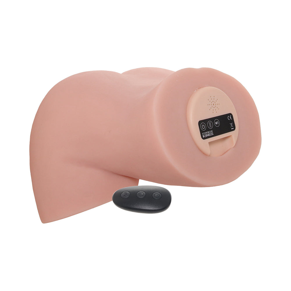 COUSINS GROUP - STROKER KING VIBRADOR COM CONTROLO REMOTO PARA ESTIMULAÇÃO ANAL E VAGINAL
