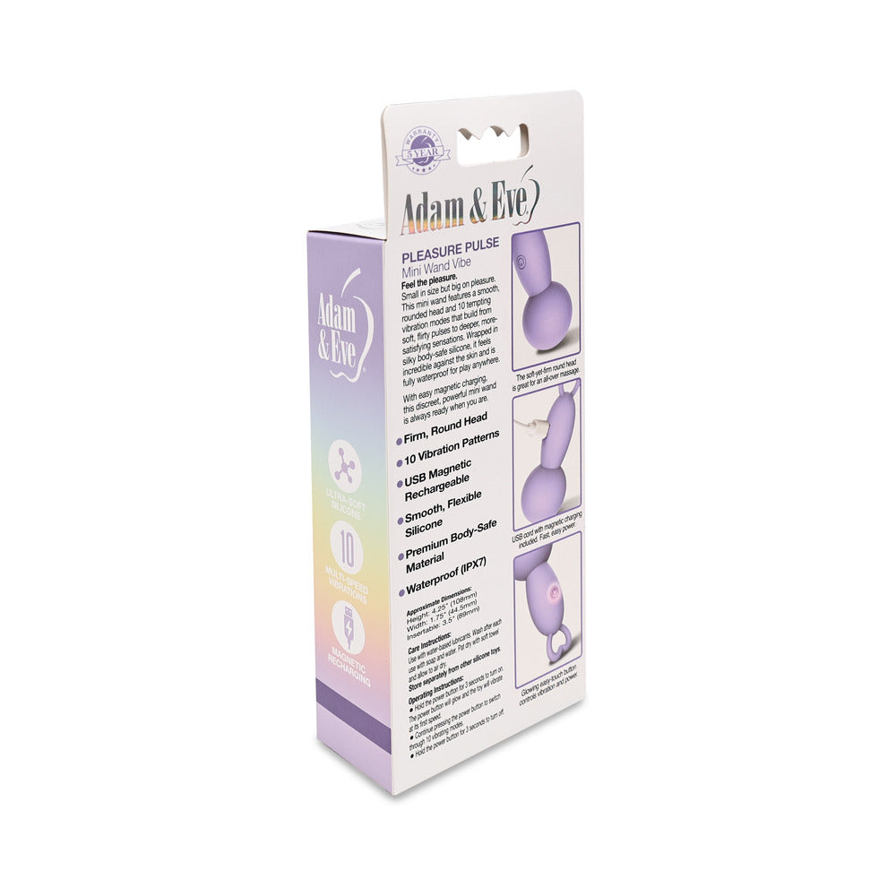 ADAM & EVE - PLEASURE PULSE MINI WAND VIBE