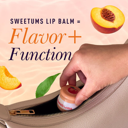 SWEETUMS - FLAVORED LIP BALM PEACH