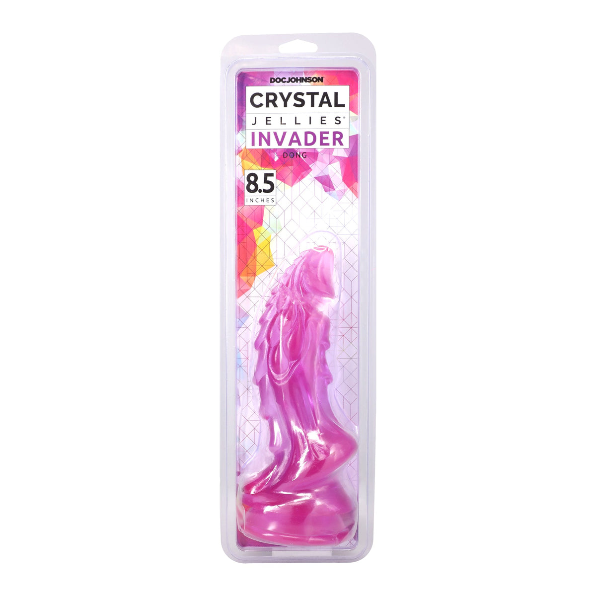 DOC JOHNSON - CRYSTAL JELLIES INVADER 8.5 IN. DILDO