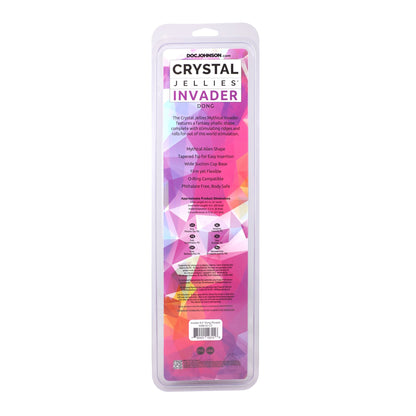 DOC JOHNSON - CRYSTAL JELLIES INVADER 8.5 IN. DILDO