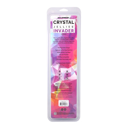 DOC JOHNSON - CRYSTAL JELLIES INVADER 8.5 IN. DILDO