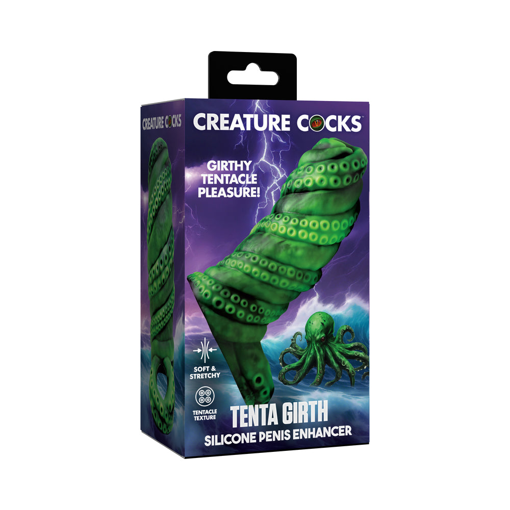 XR BRANDS - CREATURE COCKS TENTA GIRTH DISPOSITIVO DE AUMENTO PENIANO EM SILICONE