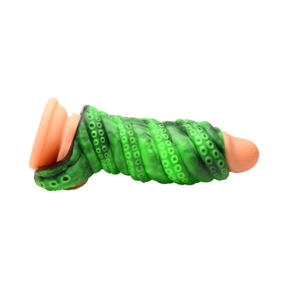 XR BRANDS - CREATURE COCKS TENTA GIRTH DISPOSITIVO DE AUMENTO PENIANO EM SILICONE