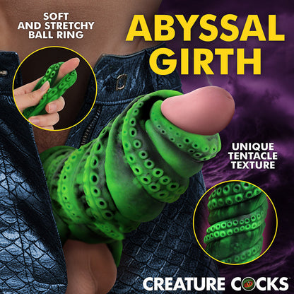 XR BRANDS - CREATURE COCKS TENTA GIRTH DISPOSITIVO DE AUMENTO PENIANO EM SILICONE