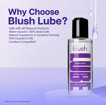 BLUSH - LUBE WATER BASED 4 OZ.