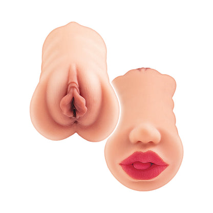 NASSTOYS - MASTURBADOR ALWAYS HORNY STROKER DE DUPLA FACE BEGE