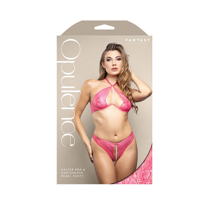 FANTASY LINGERIE - SOUTIEN COM ARO E DETALHE DE PÉROLAS OPULENCE & CUEIROS AJUSTÁVEIS SEM ENTREPERNAS COM PÉROLAS HOT