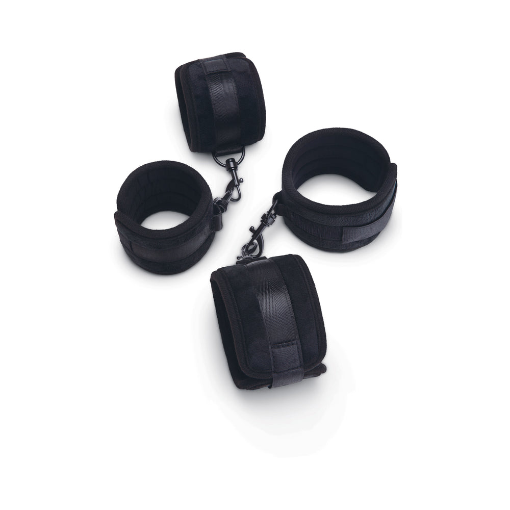 ME YOU US - CONJUNTO DE ARGOLAS DE VELUDO ACOLCHOADAS PARA PULSOS E TORNOZELOS