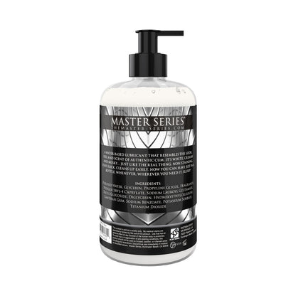XR BRANDS - LUBRIFICANTE À BASE DE ÁGUA COM AROMA A ESPERMA MASTER SERIES 16 OZ.