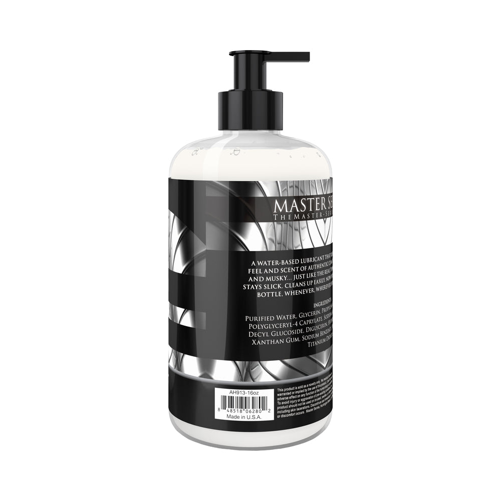XR BRANDS - LUBRIFICANTE À BASE DE ÁGUA COM AROMA A ESPERMA MASTER SERIES 16 OZ.