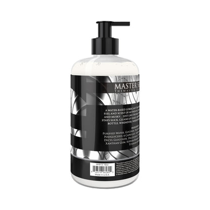 XR BRANDS - LUBRIFICANTE À BASE DE ÁGUA COM AROMA A ESPERMA MASTER SERIES 16 OZ.