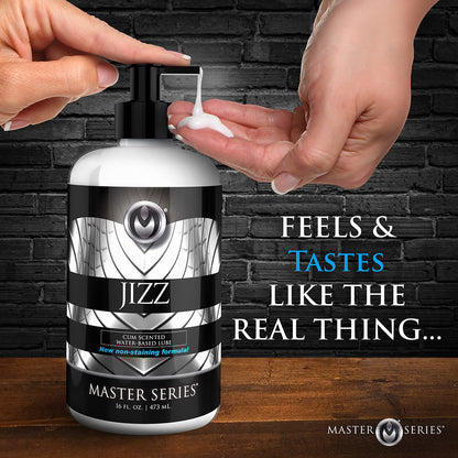 XR BRANDS - LUBRIFICANTE À BASE DE ÁGUA COM AROMA A ESPERMA MASTER SERIES 16 OZ.