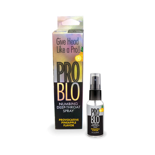 LITTLE GENIE - PROBLO DEEP THROAT SPRAY PINEAPPLE 1 OZ.