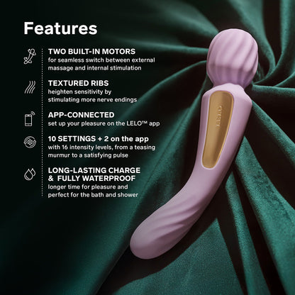 LELO - SWITCH DOUBLE SIDED WAND VIBRATOR