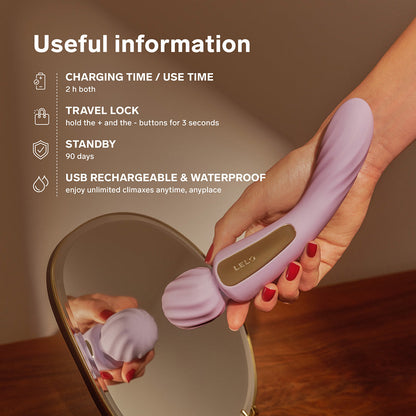 LELO - SWITCH DOUBLE SIDED WAND VIBRATOR