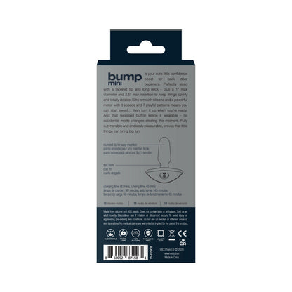 VEDO - BUMP MINI RECHARGEABLE ANAL PLUG