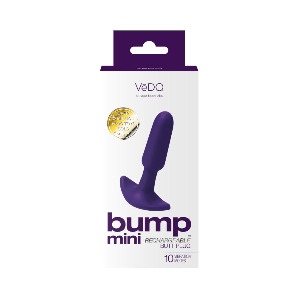 VEDO - BUMP MINI RECHARGEABLE ANAL PLUG