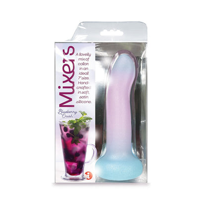 ICON BRANDS - MIXERS DILDO DE SILICONE 8 POL. BLUEBERRY CRUSH