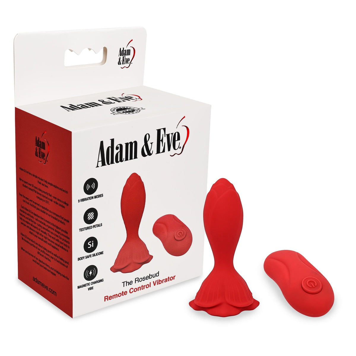 ADAM & EVE - O VIBRADOR ANAL COM CONTROLO REMOTO ROSEBUD