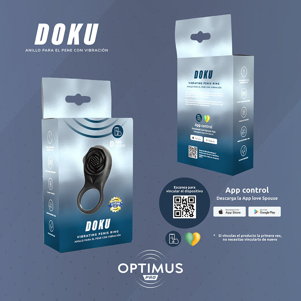 CAMTOYZ - VIBRATING RING WITH DOKU APP