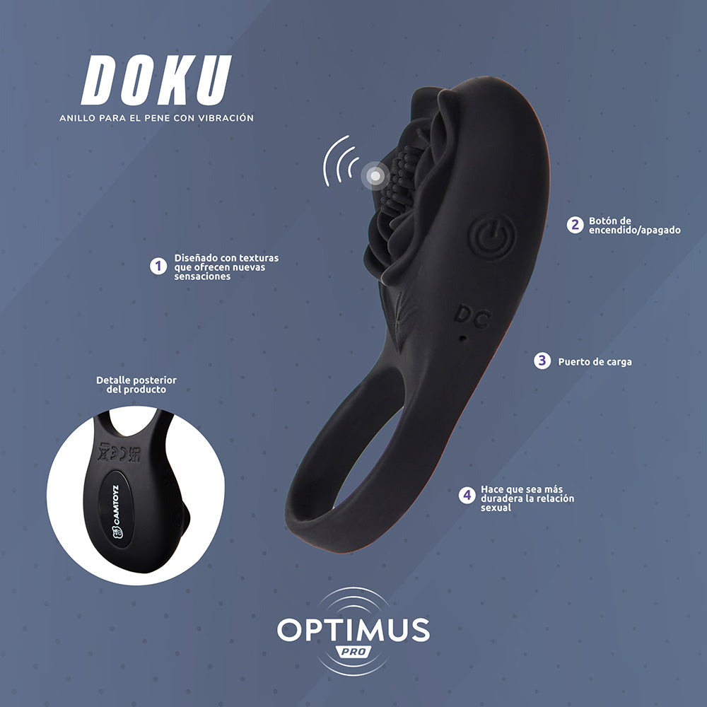 CAMTOYZ - VIBRATING RING WITH DOKU APP