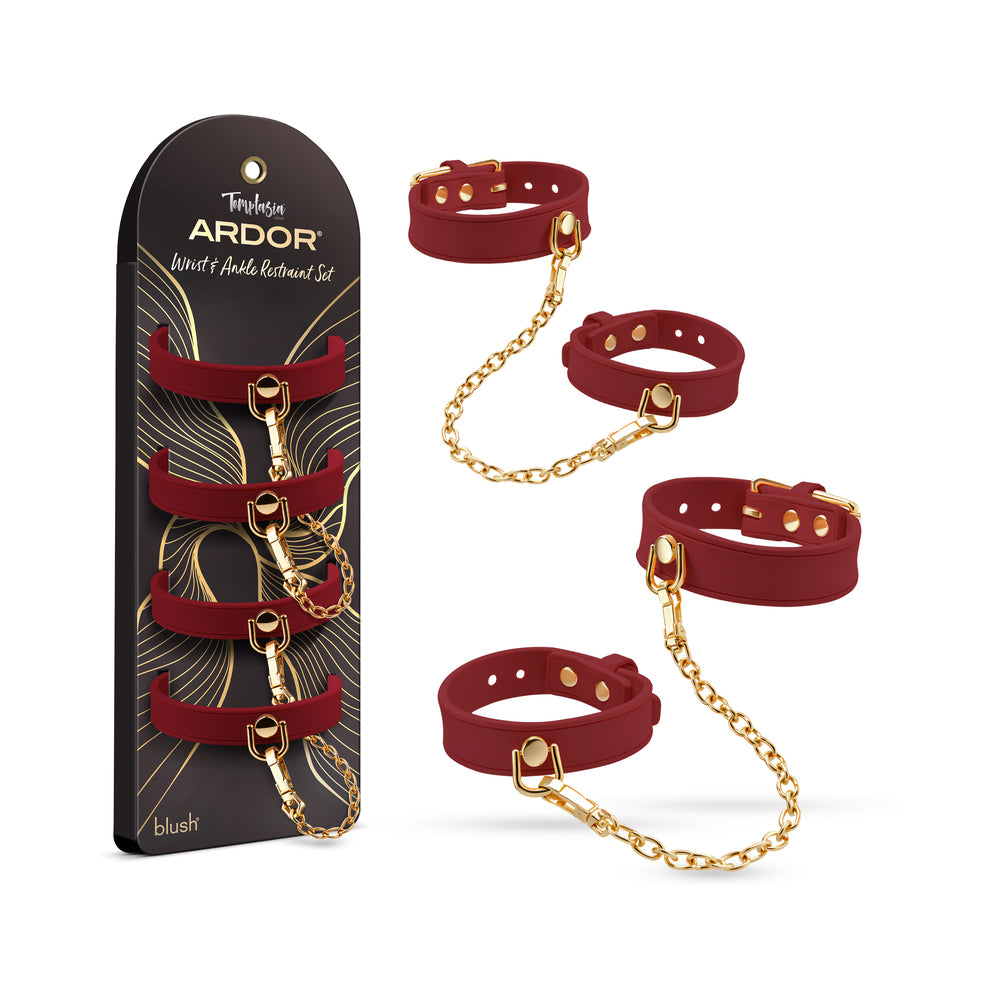 BLUSH - TEMPTASIA ARDOR WRIST & ANKLE RESTRAINTS